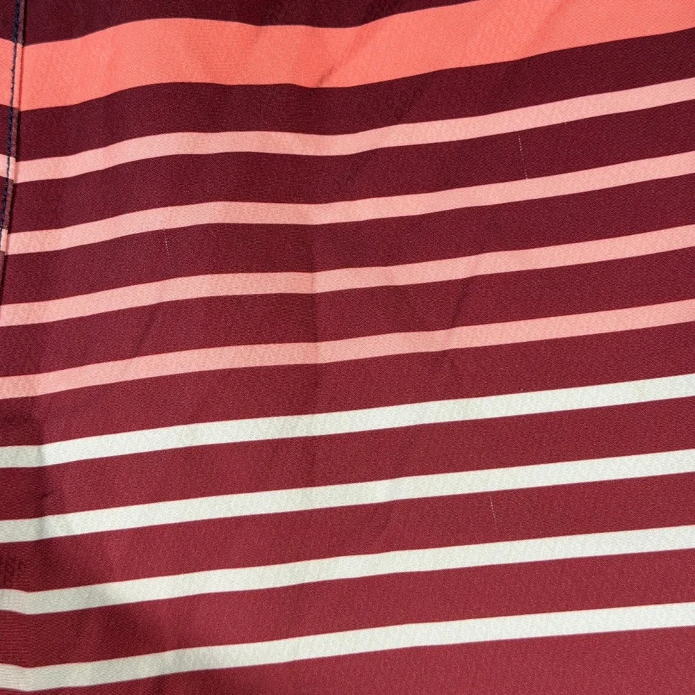 Vineyard Vines Mens 42‎ Striped Gradient Board Shorts Coral Burgundy Navy Blue